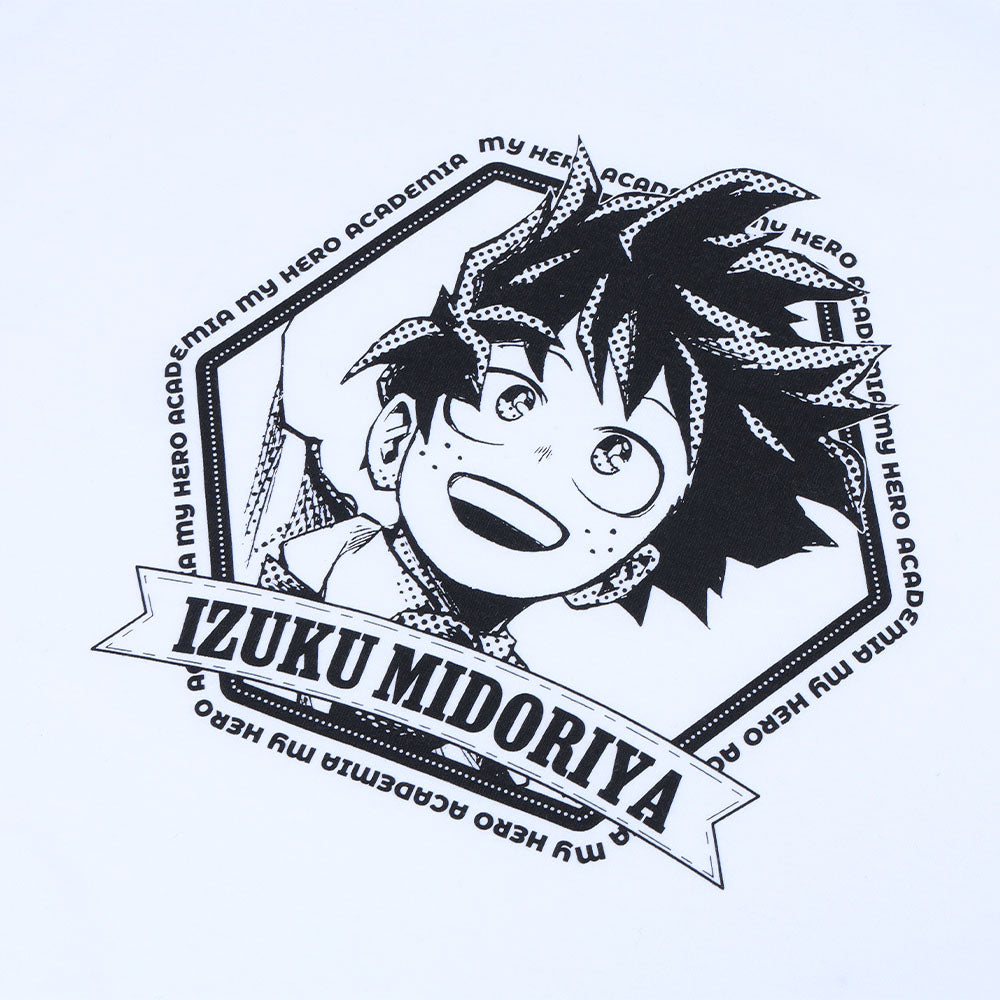 『僕のヒーローアカデミア』ラグランTシャツ　“HEROES”　緑谷出久
