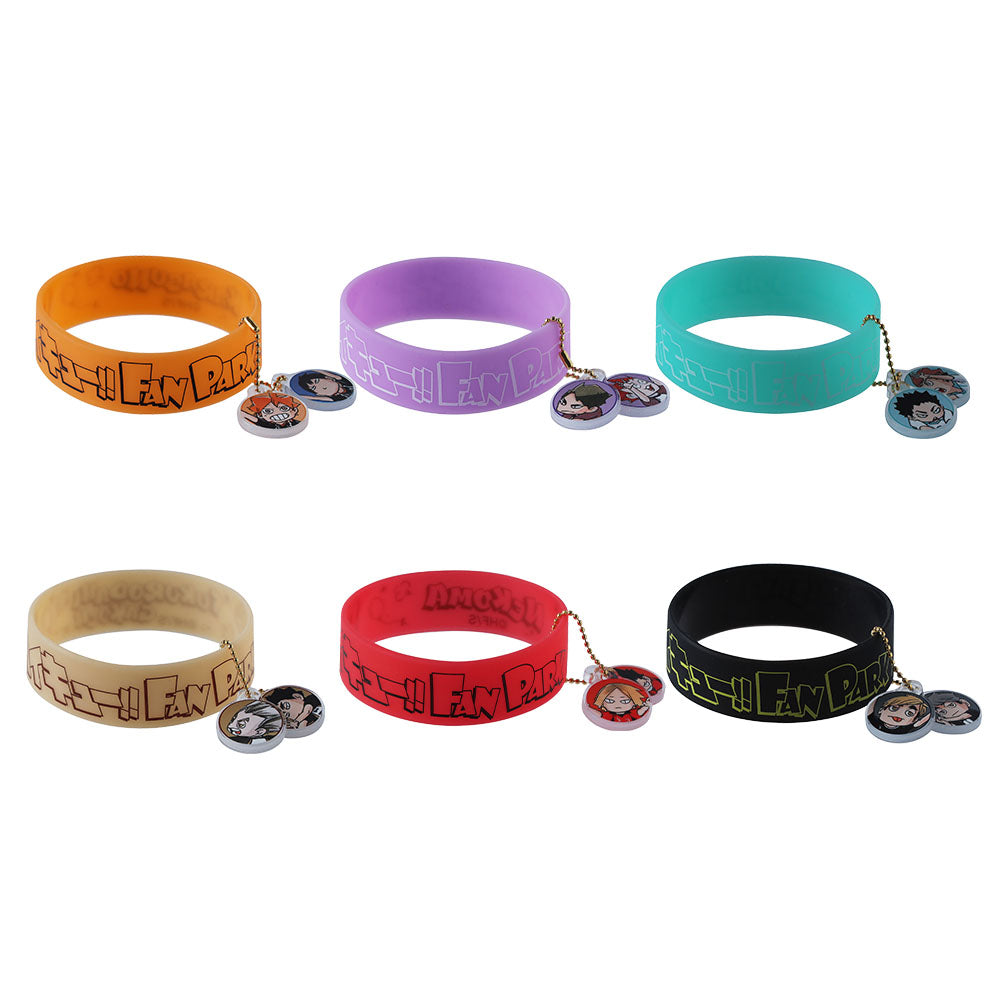 『ハイキュー!!』チャーム付きシリコンバンドコレクション　（全6種／ランダム1種入り）　＜ハイキュー!!　FAN PARK＞