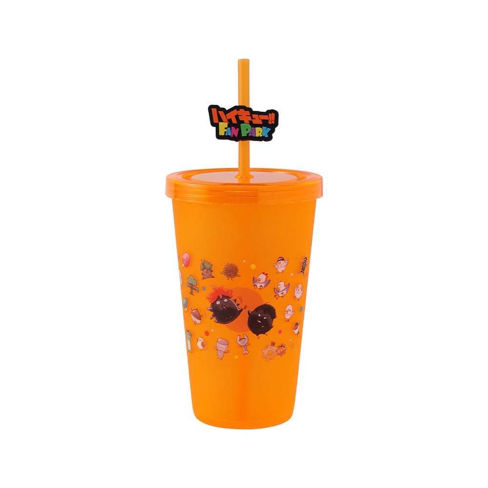 『ハイキュー!!』プラタンブラー　動物＆モチーフVer.　（ストローマスコット付き）　＜ハイキュー!!　FAN PARK＞