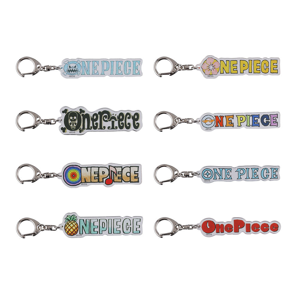 『ONE PIECE』ロゴがいっぱいアクリルクリアキーホルダーコレクション　第1弾　（全8種／ランダム1種入り）