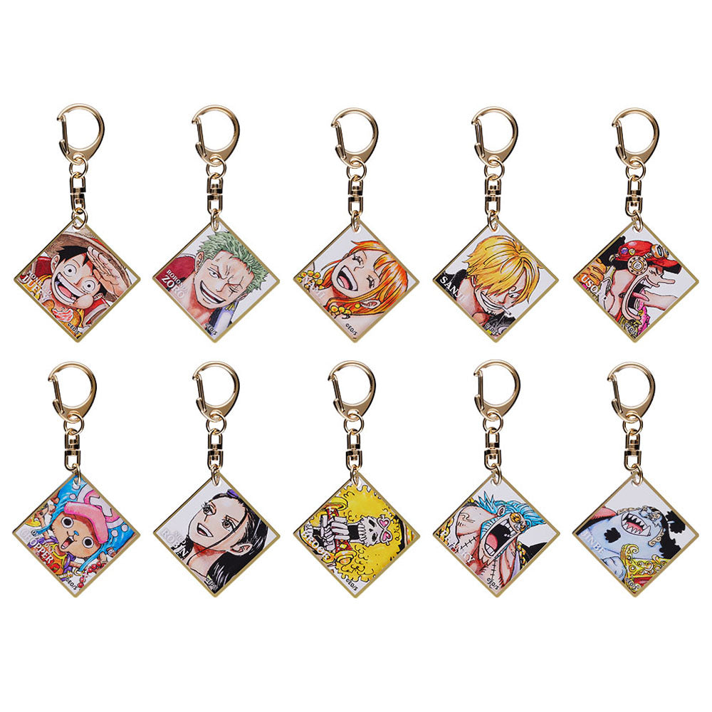 『ONE PIECE』色紙風アクリルキーホルダー　（全10種／ランダム1種入り）