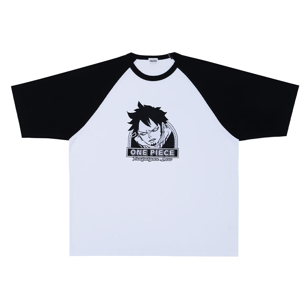 『ONE PIECE』ラグランTシャツ　“HEROES”　トラファルガー・ロー