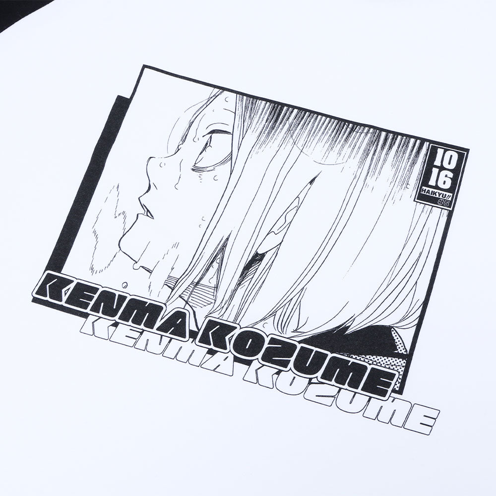 『ハイキュー!!』ラグランTシャツ　“HEROES”　孤爪研磨