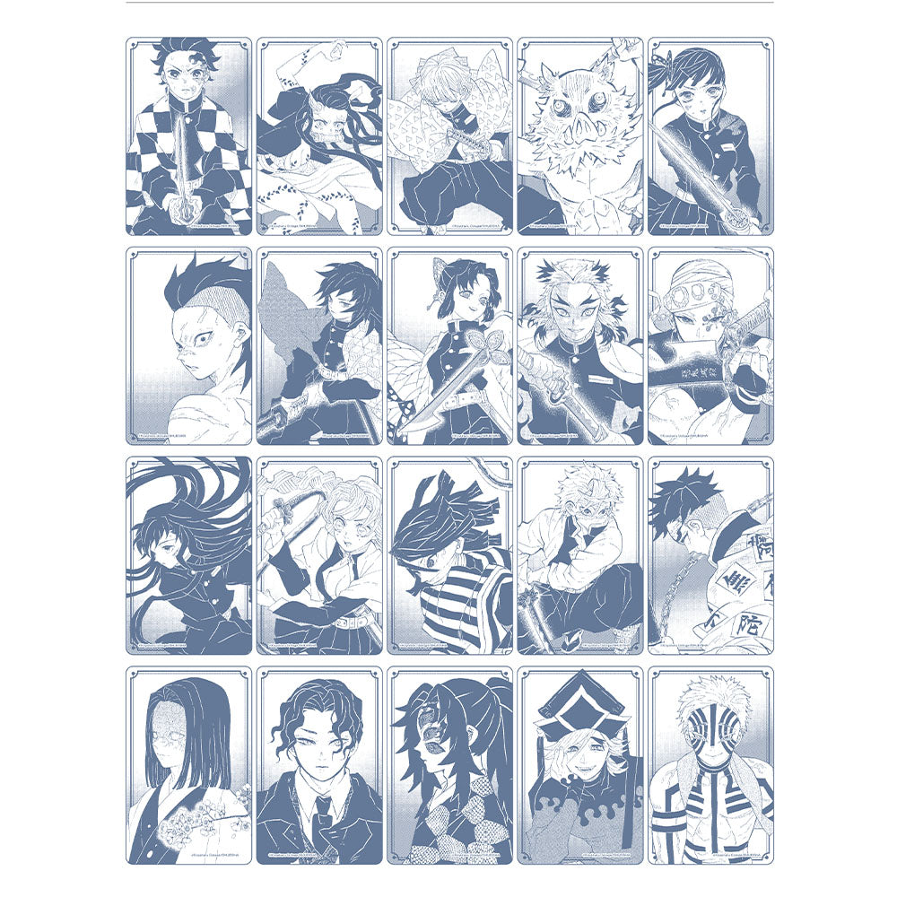 『鬼滅の刃』箔カードコレクション　第1弾　（全20種／ランダム2種入り）