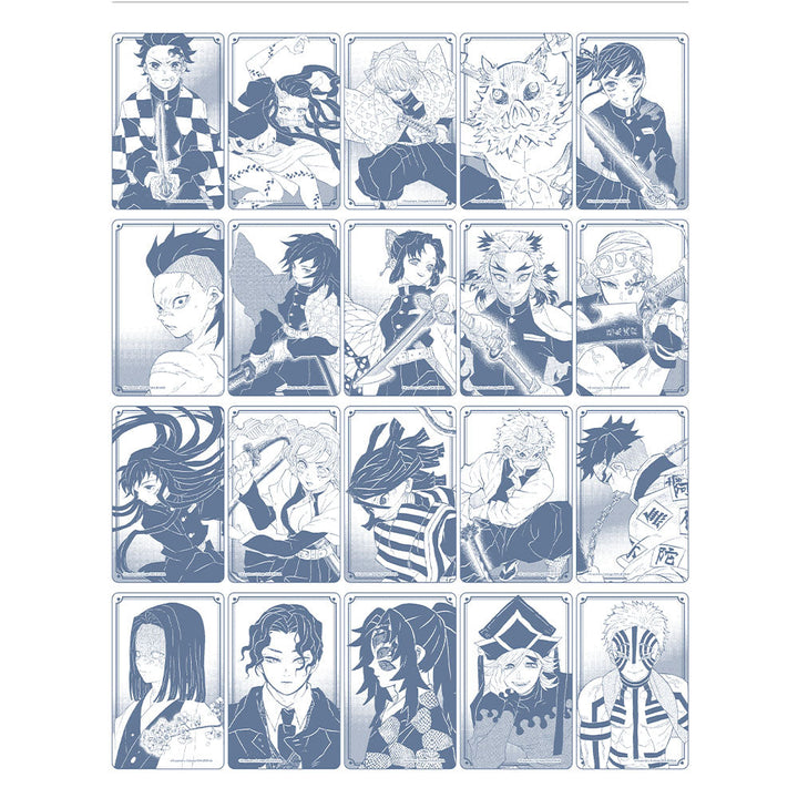 『鬼滅の刃』箔カードコレクション　第1弾　（全20種／ランダム2種入り）
