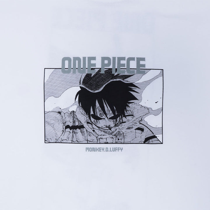 『ONE PIECE』Tee White　モンキー・D・ルフィ　Mサイズ