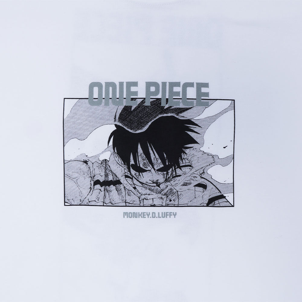 『ONE PIECE』Tee White　モンキー・D・ルフィ　Lサイズ