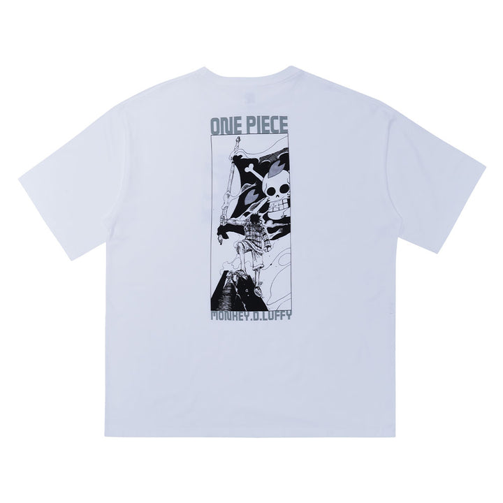 『ONE PIECE』Tee White　モンキー・D・ルフィ　XLサイズ