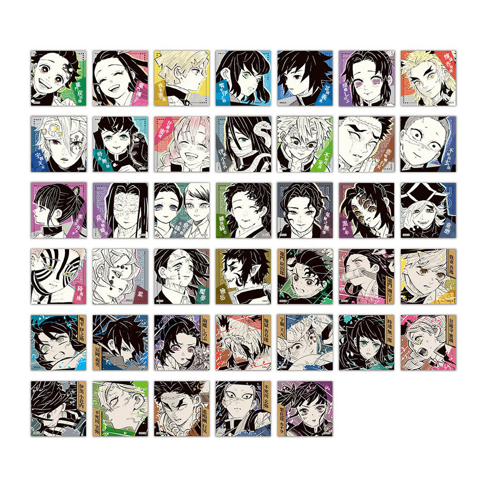 『鬼滅の刃』スクエアステッカーコレクション　第1弾　（全40種／ランダム4種入り）