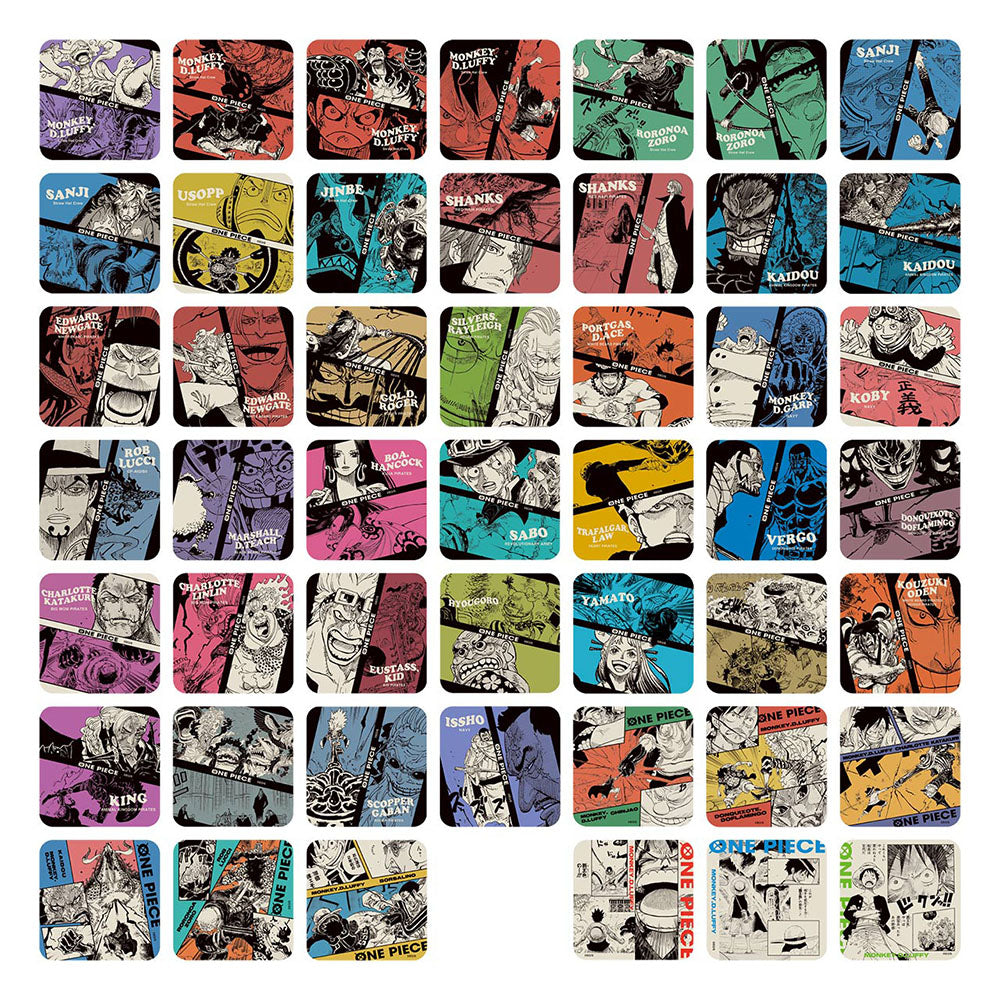 『ONE PIECE』アートコースター(R)　第5弾　全種セット　（全45種＆特典3種／計48種入り）