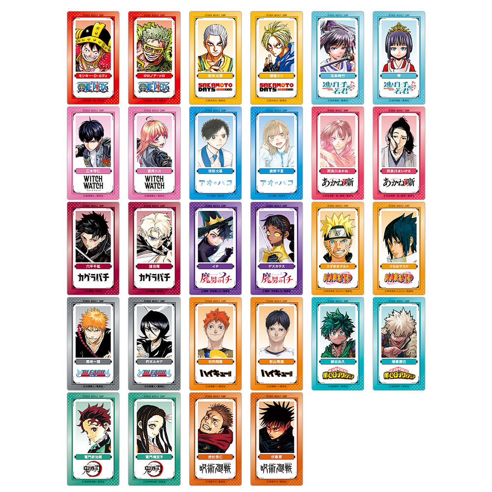 「週刊少年ジャンプ」クリアSLIMカードコレクション　2枚セット　第2弾　（全14組／ランダム1組入り）