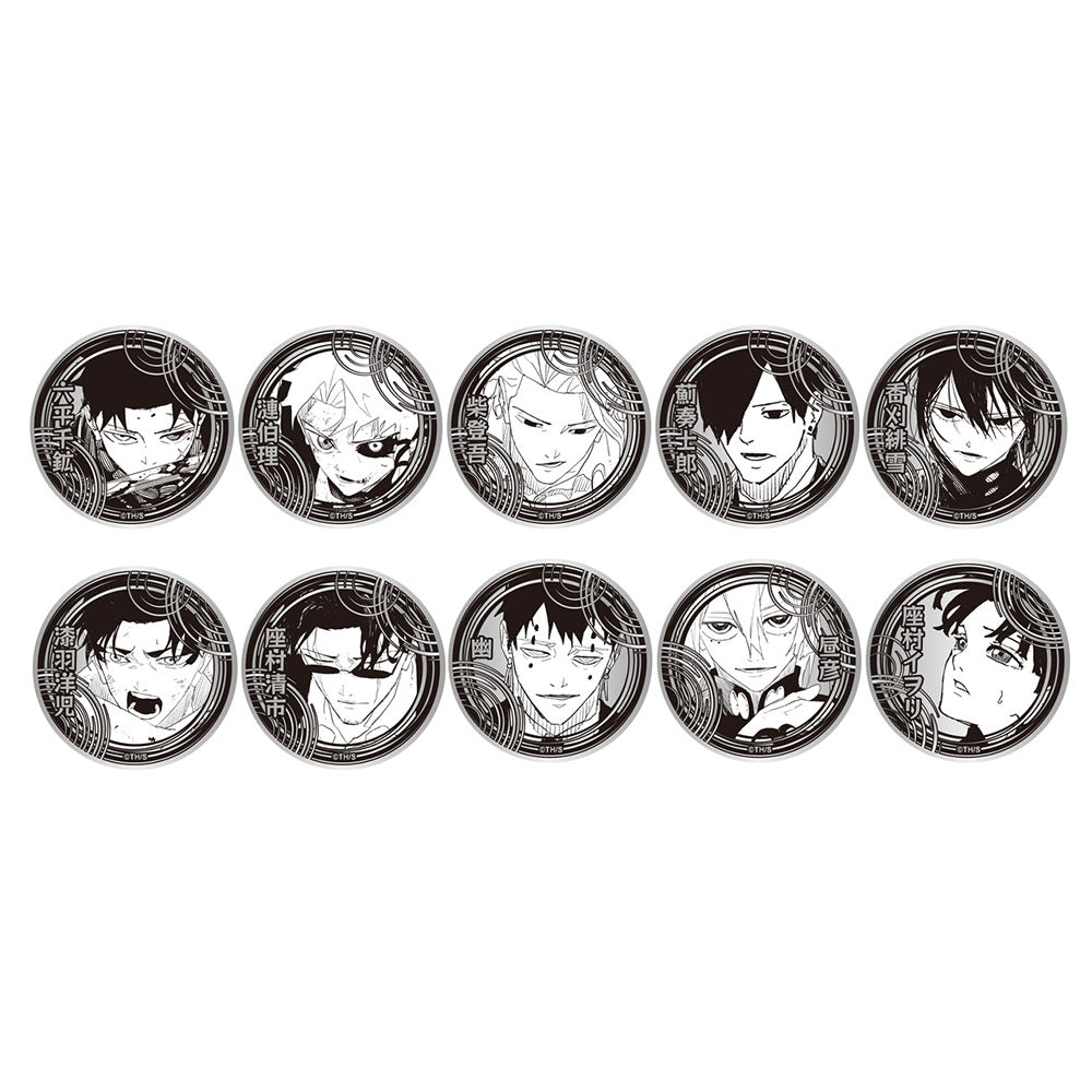 『カグラバチ』シルバー缶バッジコレクション　第1弾　（全10種／ランダム1種入り）