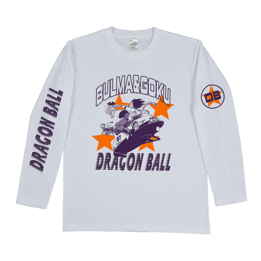 『DRAGON BALL』ロングTシャツ　孫悟空＆ブルマ　Lサイズ