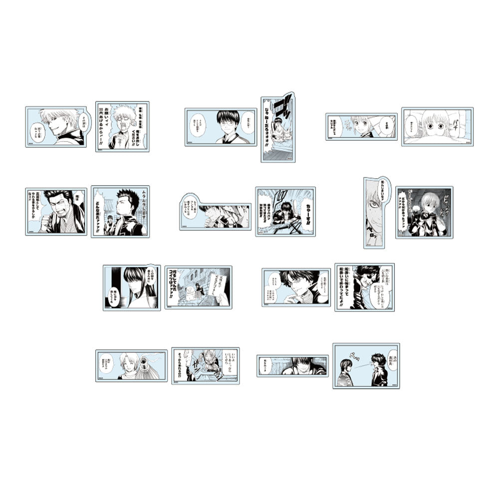 『銀魂』クリアステッカーコレクション2枚入り　第1弾　（全10組／ランダム1組入り）