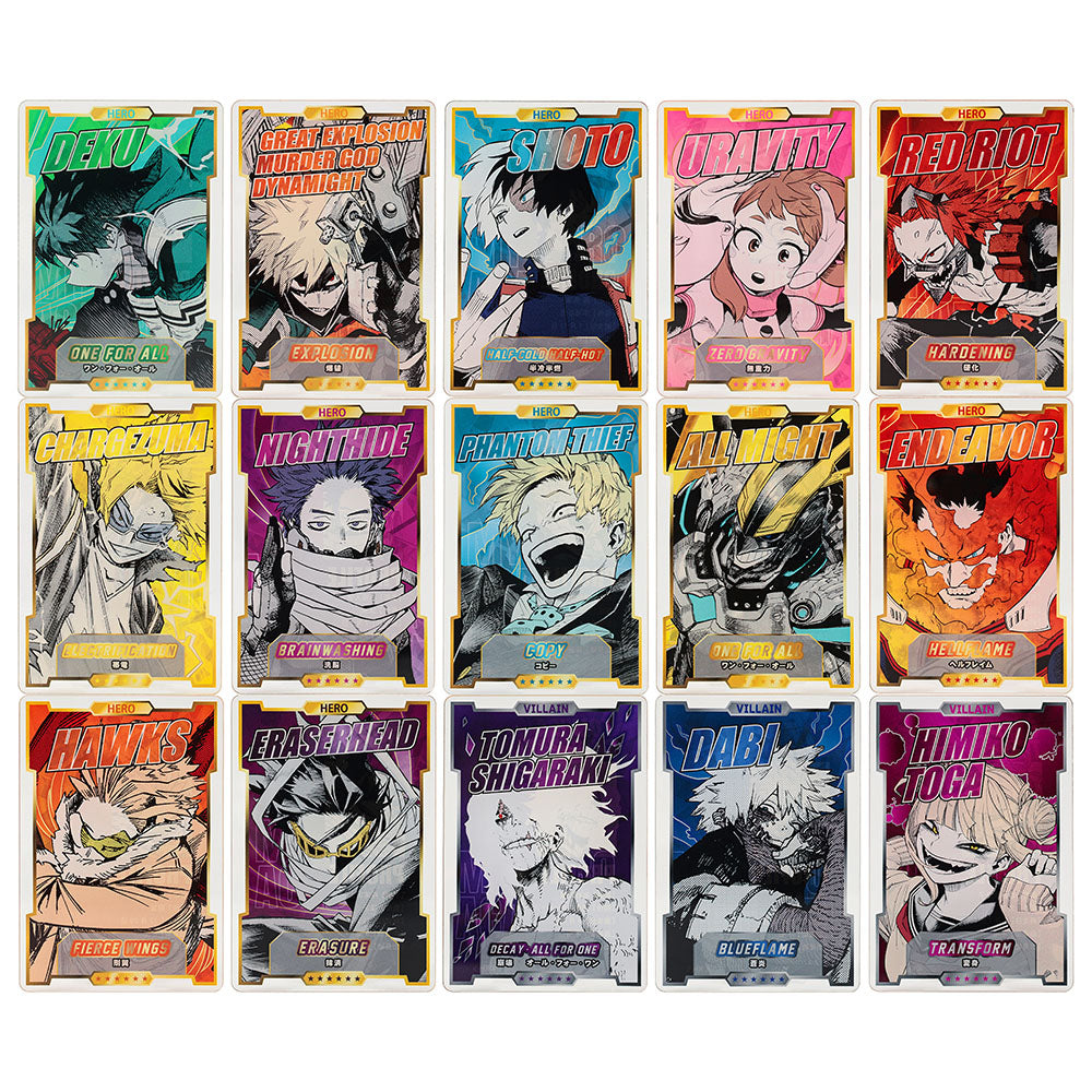 『僕のヒーローアカデミア』ステータスカードコレクション　第2弾　（全15種／ランダム1種入り）