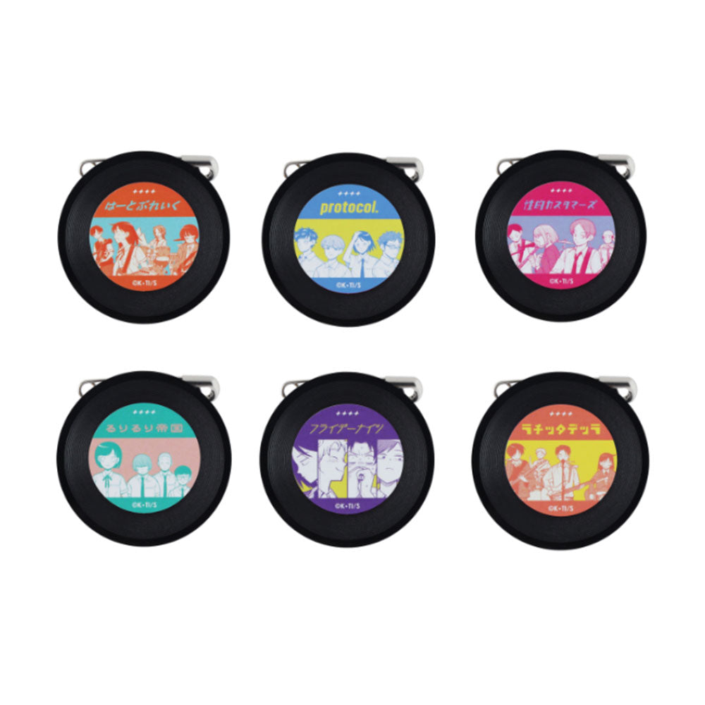 ふつうの軽音部』レコード風バッジコレクション （全6種／ランダム1種