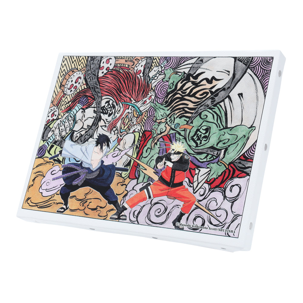 『NARUTO-ナルト-』フルカラーアートボード　うずまきナルト＆うちはサスケ