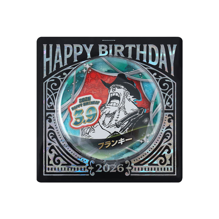『ONE PIECE』バースデイ缶バッジ　フランキー