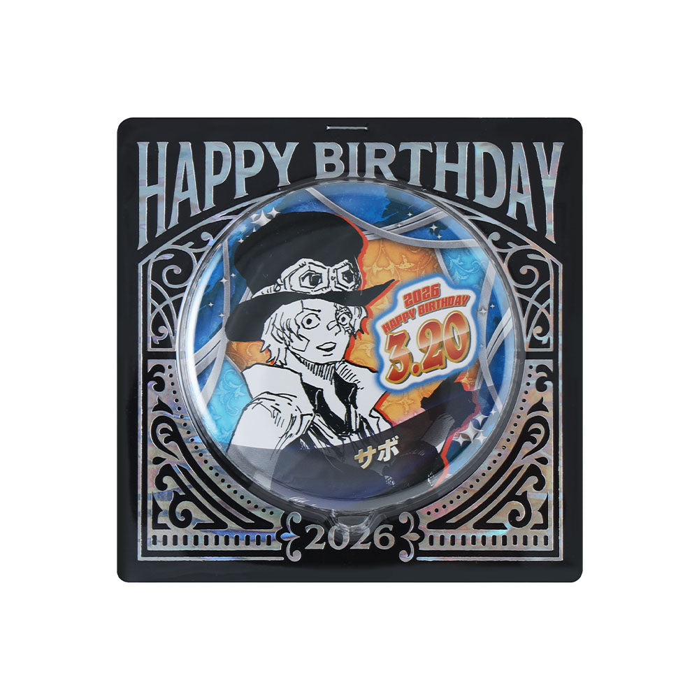 『ONE PIECE』バースデイ缶バッジ　サボ