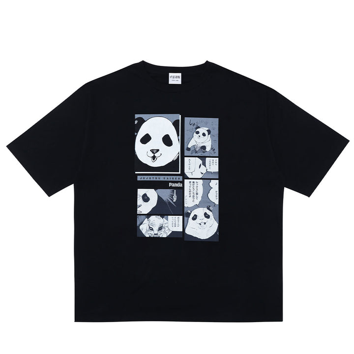『呪術廻戦』ビッグシルエットTシャツ　“HEROES”　パンダ