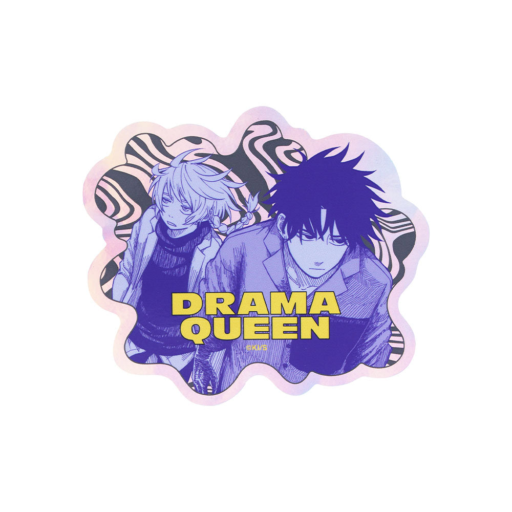 『ドラマクイン』オーロラシャインステッカー（100×100mm以内変形サイズ）
