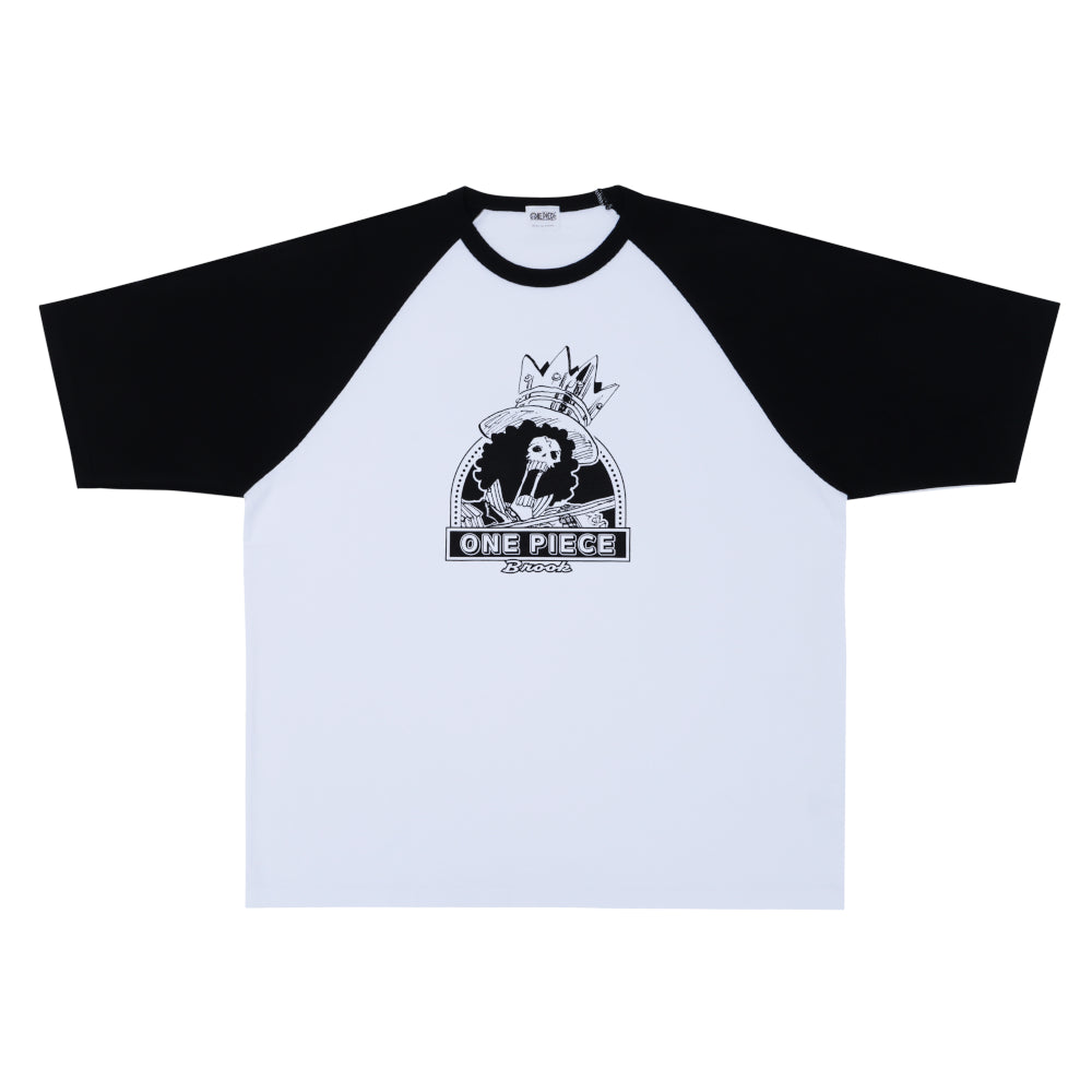 『ONE PIECE』ラグランTシャツ　“HEROES”　ブルック