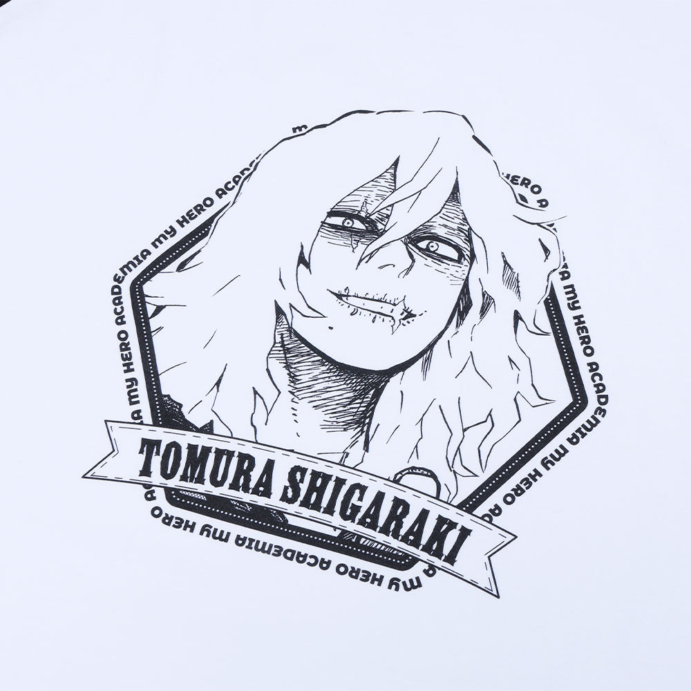 『僕のヒーローアカデミア』ラグランTシャツ　“VILLAINS”　死柄木弔
