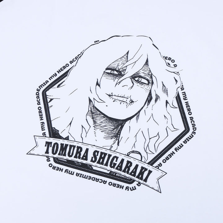 『僕のヒーローアカデミア』ラグランTシャツ　“VILLAINS”　死柄木弔