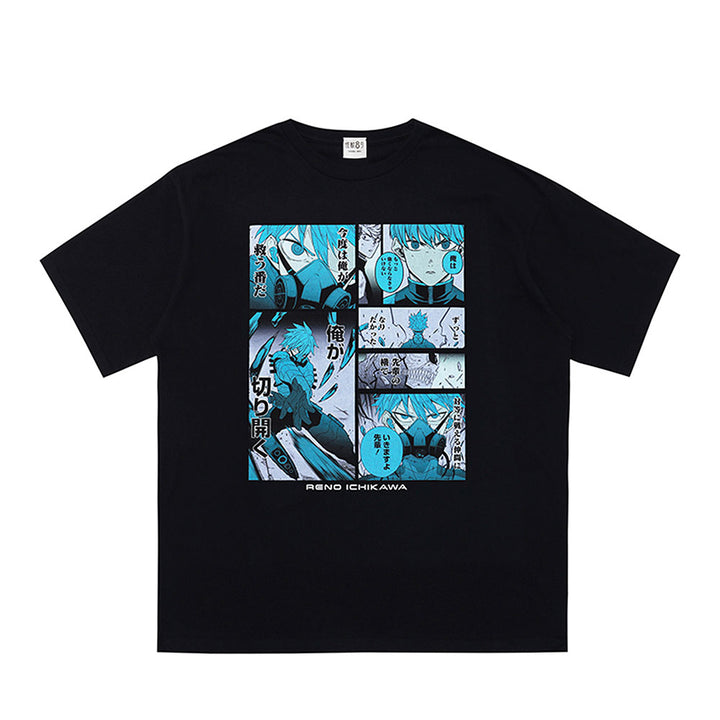 『怪獣８号』ビッグシルエットTシャツ　“HEROES”　市川レノ