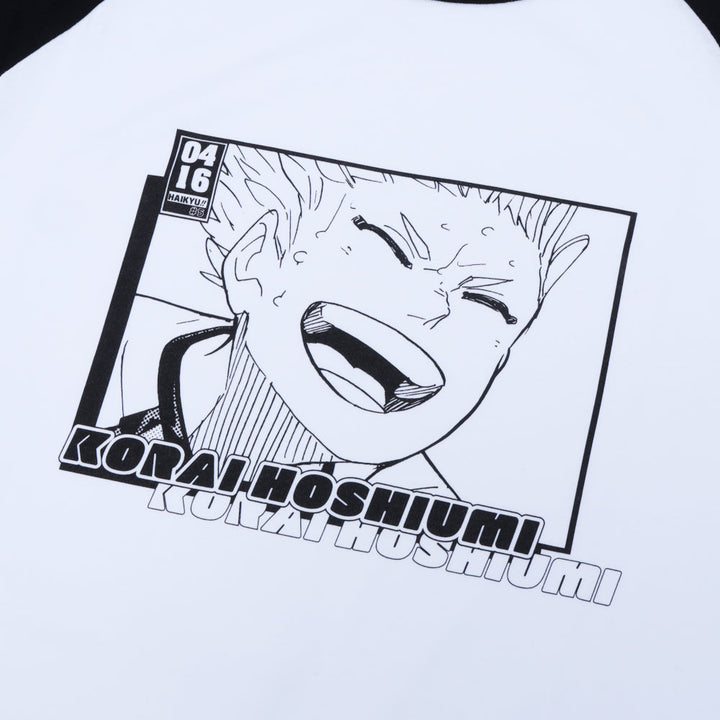 『ハイキュー!!』ラグランTシャツ　“HEROES”　星海光来