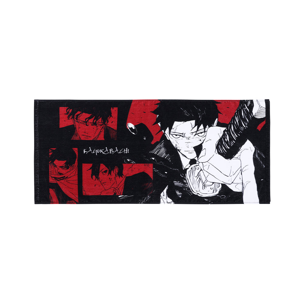 『カグラバチ』フェイスタオル　千鉱・薊・漆羽・座村