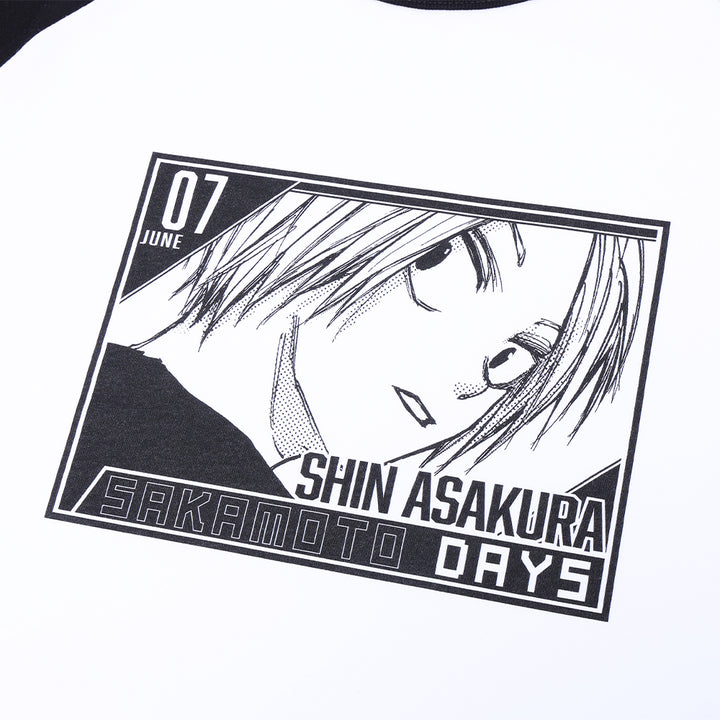『SAKAMOTO DAYS』ラグランTシャツ　“HEROES”　朝倉シン