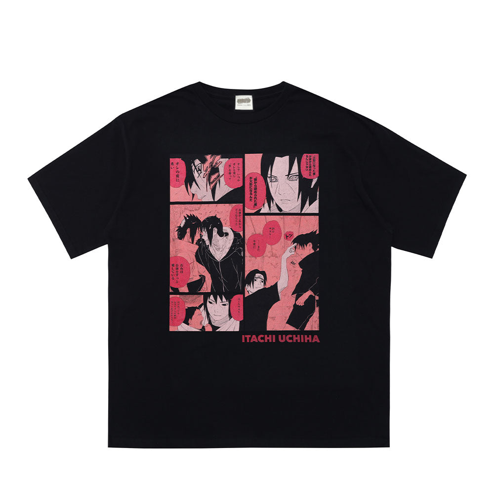 『NARUTO-ナルト-』ビッグシルエットTシャツ　“HEROES”　うちはイタチ