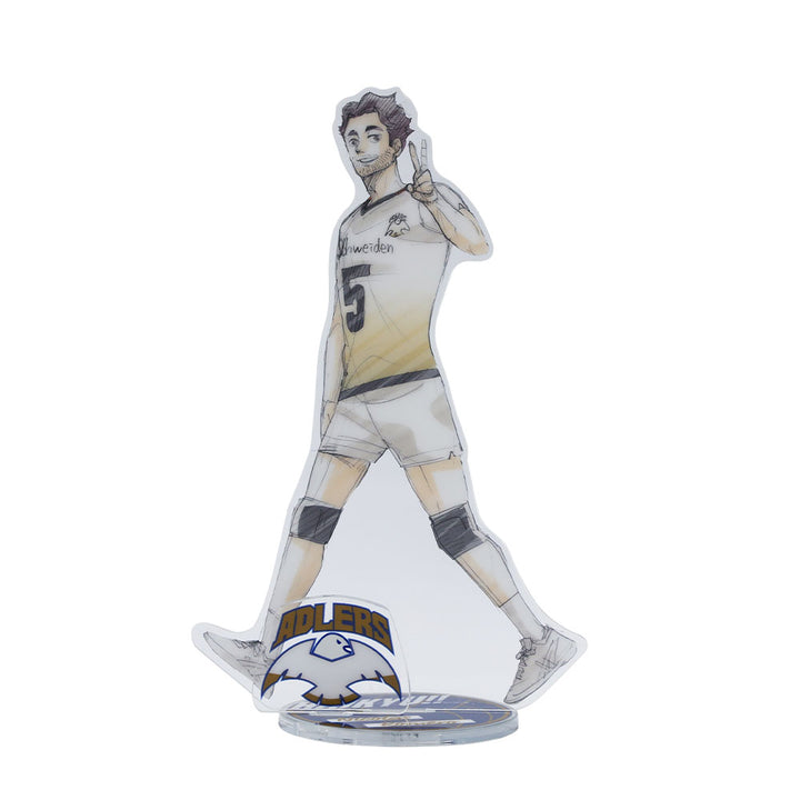 『ハイキュー!!』キャラパネ軍団!!アクリルスタンドEx.　［ニコラス　ロメロ　シュヴァイデンアドラーズ］　＜ハイキュー!! FAN PARK －memorial－＞