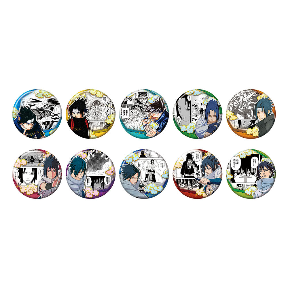 『NARUTO-ナルト-』コレクション缶バッジ　“HEROES”　【うちはサスケ】　（全10種／ランダム1種入り）