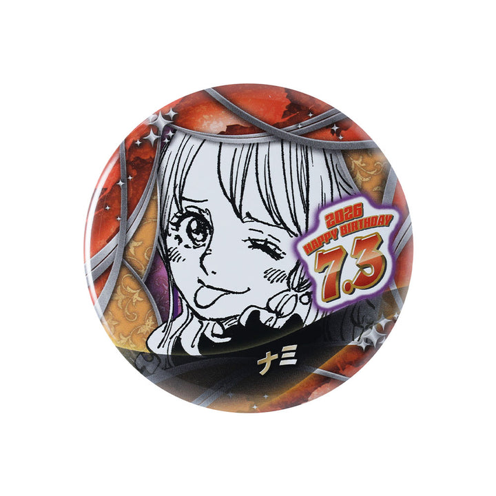 『ONE PIECE』バースデイ缶バッジ　ナミ
