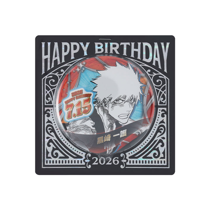 『BLEACH』バースデイ缶バッジ　黒崎一護
