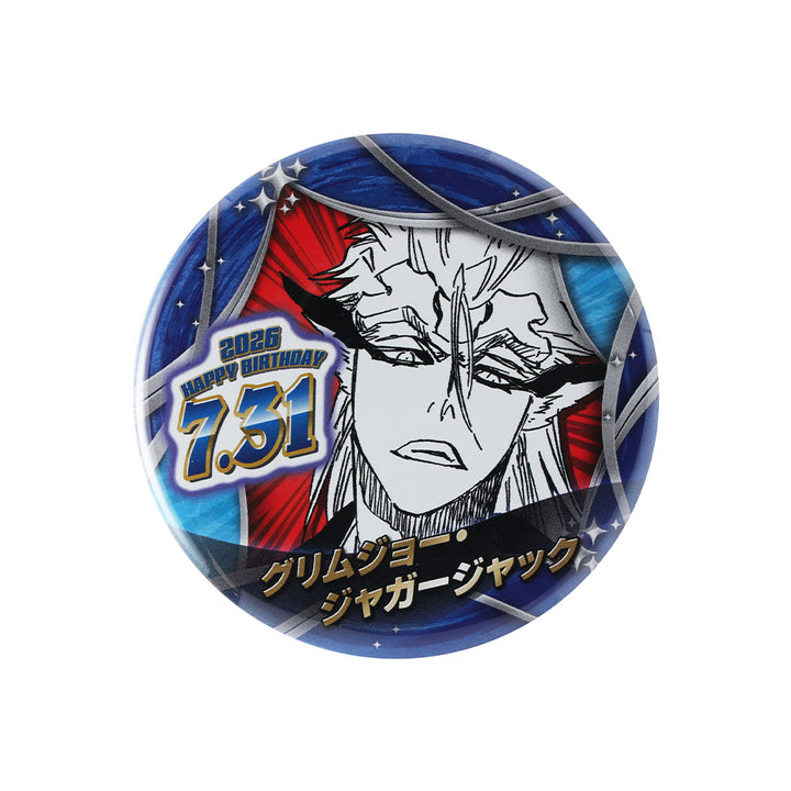 『BLEACH』バースデイ缶バッジ　グリムジョー・ジャガージャック