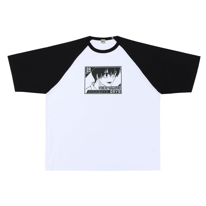 『SAKAMOTO DAYS』ラグランTシャツ　“HEROES”　南雲与市