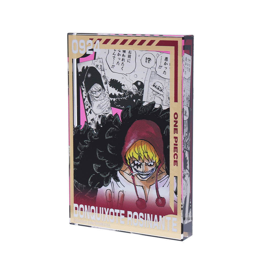 『ONE PIECE』箔onアクリルブロック　“HEROES”　ドンキホーテ・ロシナンテ（コラソン）