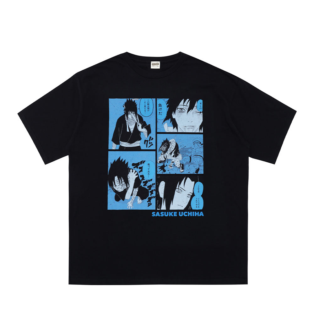 『NARUTO-ナルト-』ビッグシルエットTシャツ　“HEROES”　うちはサスケ
