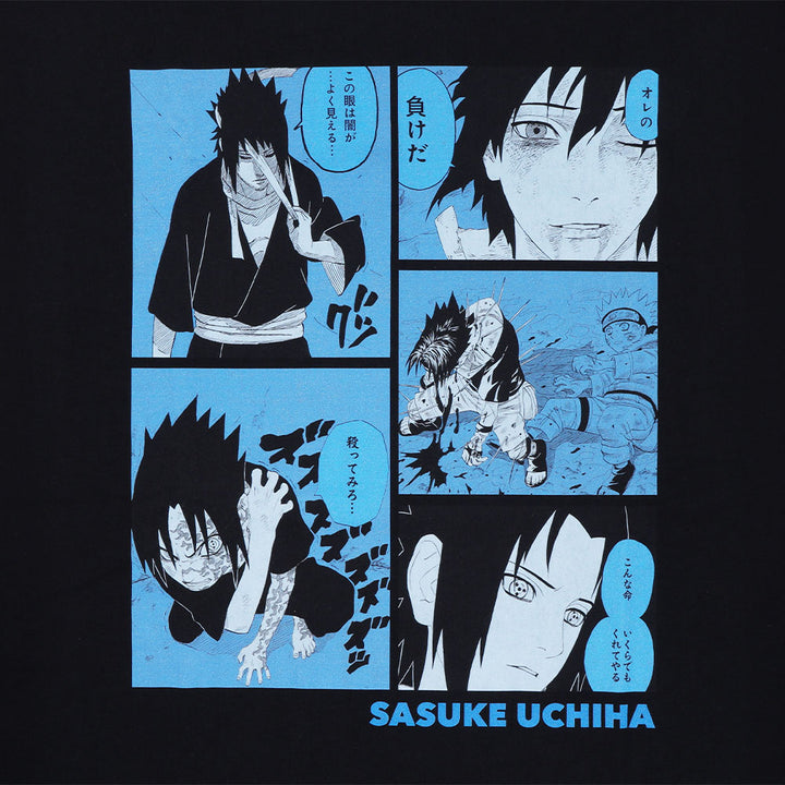 『NARUTO-ナルト-』ビッグシルエットTシャツ　“HEROES”　うちはサスケ