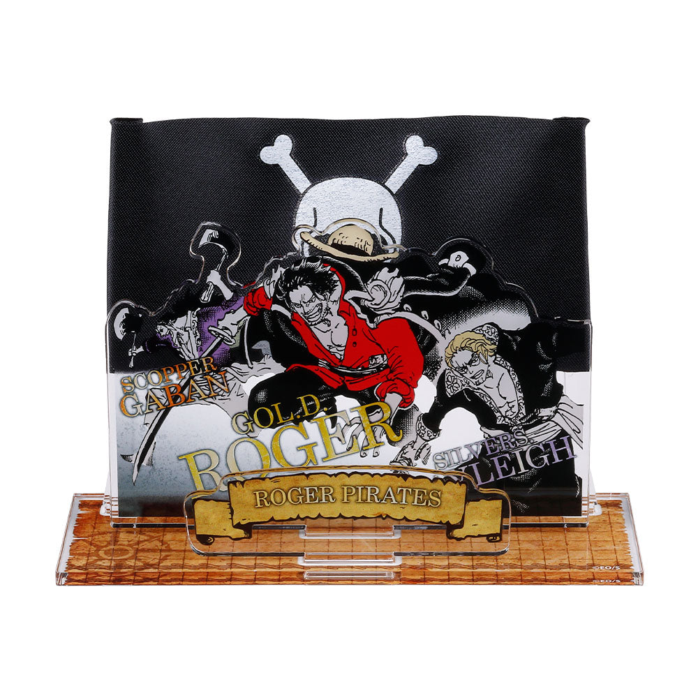 『ONE PIECE』海賊旗アクリルスタンド　ロジャー＆レイリー＆ギャバン