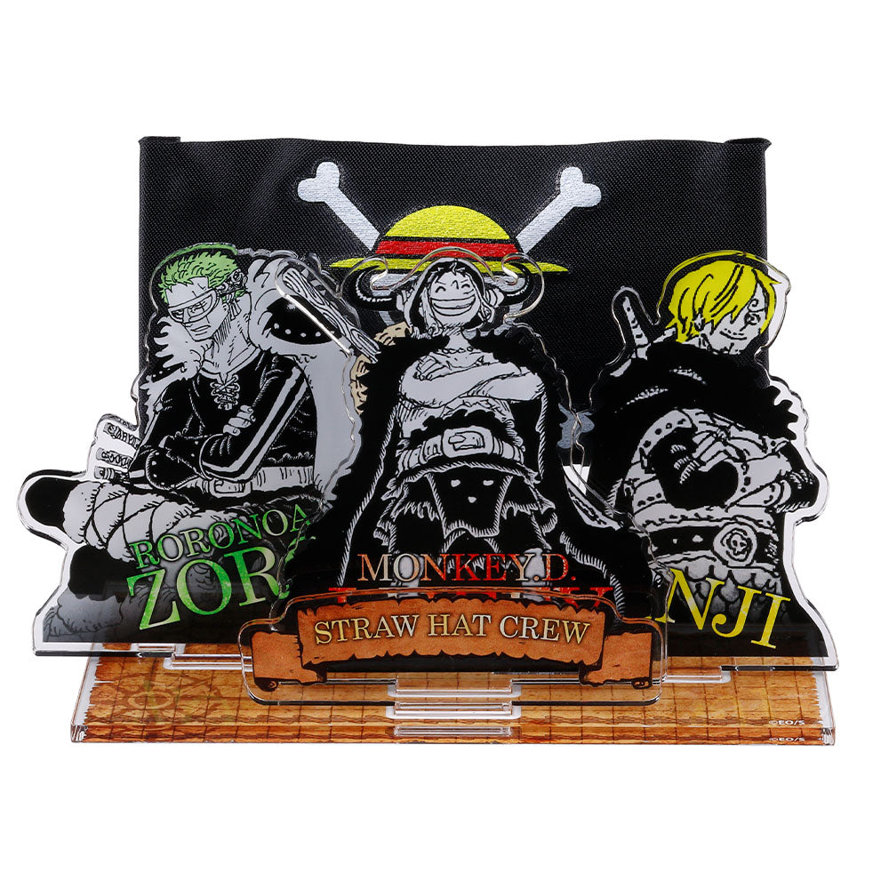 ONE PIECE』海賊旗アクリルスタンド ルフィ＆ゾロ＆サンジ エルバフVer