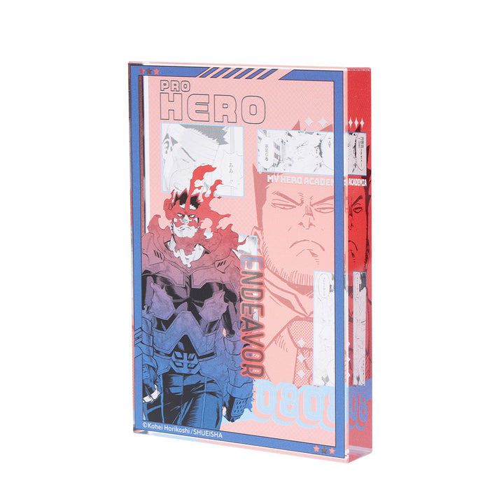 『僕のヒーローアカデミア』アクリルブロック　“HEROES”　エンデヴァー