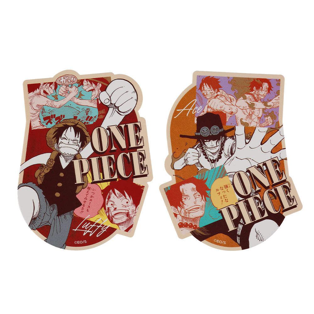 ONE PIECE』ダイカットステッカーセット （2枚入り） ルフィ＆エース
