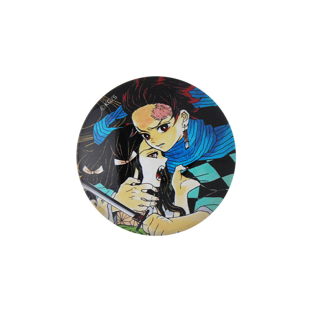 『鬼滅の刃』ガラスマグネット　竈門炭治郎＆竈門禰豆子（ジャンプコミックス1巻カバーイラスト）