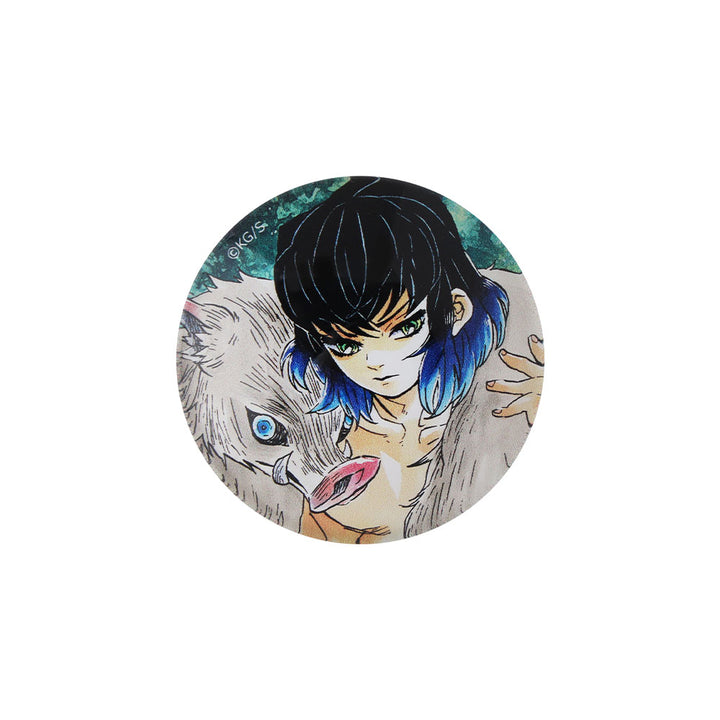 『鬼滅の刃』ガラスマグネット　嘴平伊之助（ジャンプコミックス7巻カバーイラスト）