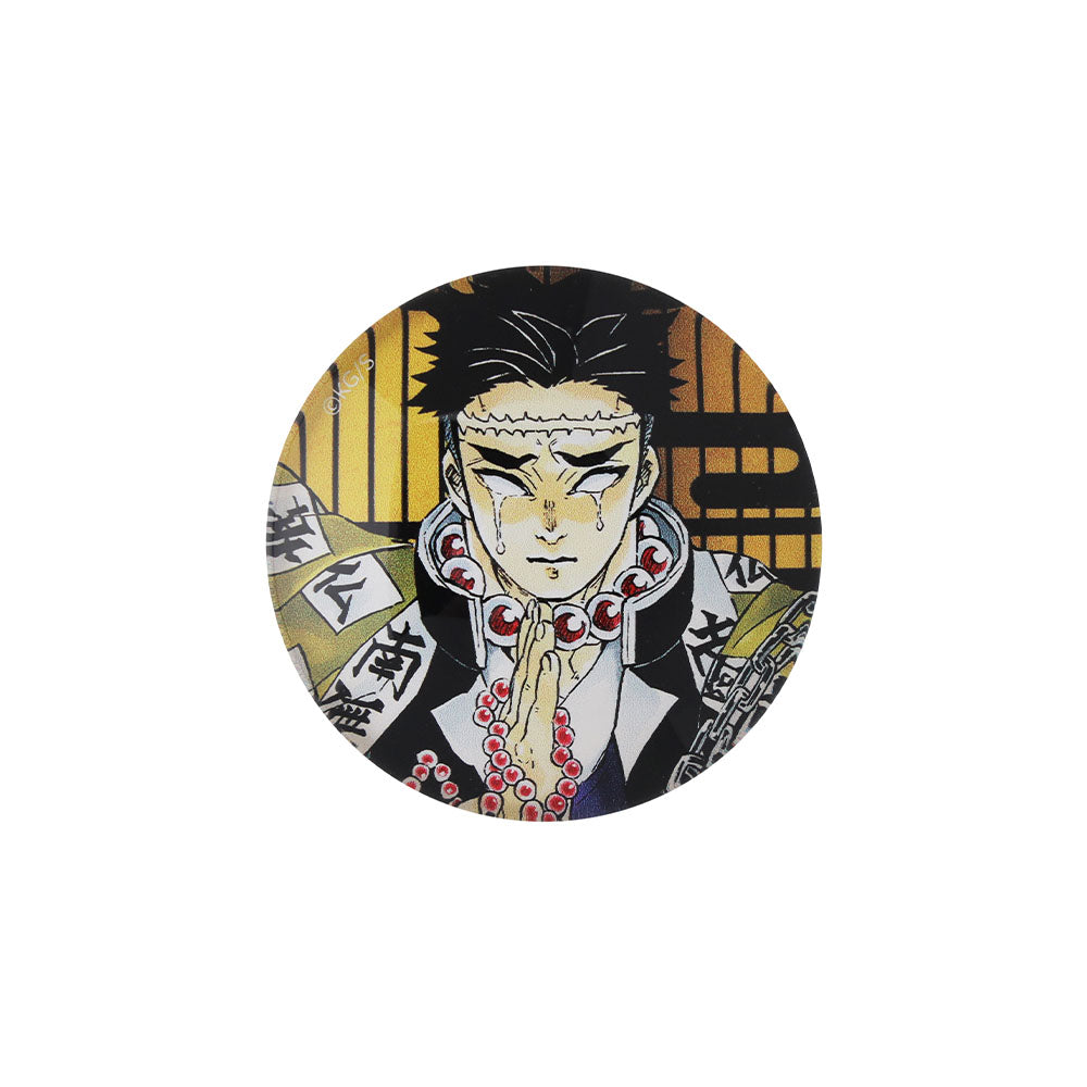 『鬼滅の刃』ガラスマグネット　悲鳴嶼行冥（ジャンプコミックス15巻カバーイラスト）