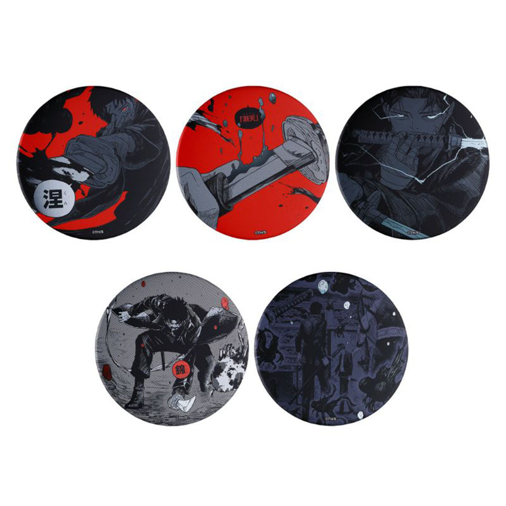 『カグラバチ』メタリック缶バッジコレクション‐WAZA‐　第1弾　（全15種／ランダム1種入り）